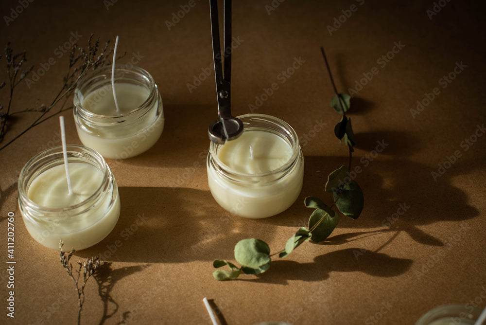 Hand powered Soy waxed CANDLES